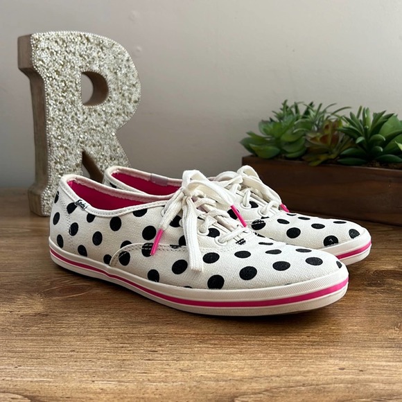 Keds Shoes - ✨Sold✨ Keds Kate Spade Black Polka Dot Sneakers